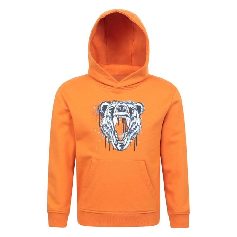 Mountain Warehouse Childrens/Kids Bear Hoodie / Orange